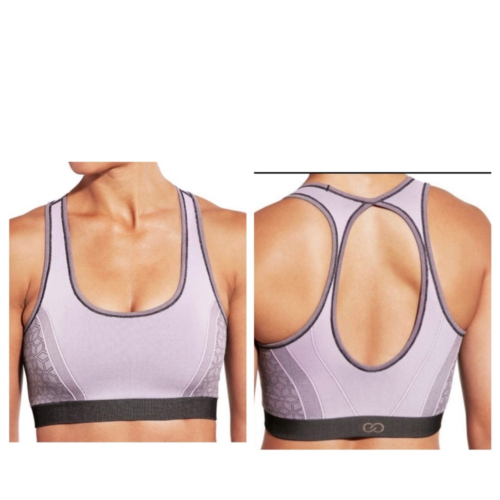Calia Seamless Geo Racerback Sports Bra Small